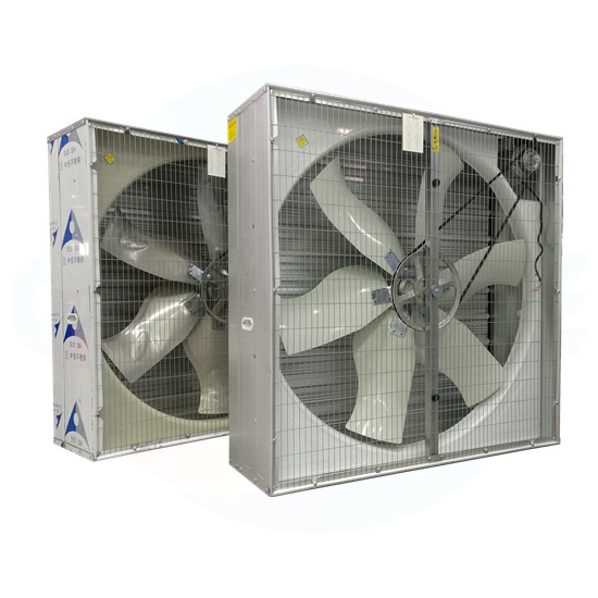 Centrifugal push-pull exhaust fan